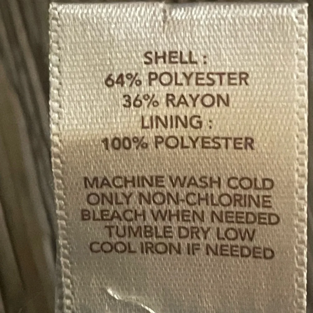 Loft geometric design A-line skirt, black and white, size 12 petite - Picture 5 of 5